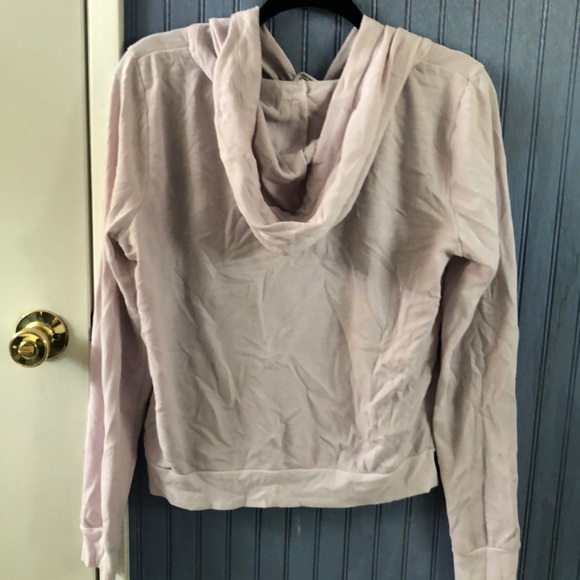 Pink, light-weight zip-up hoodie - Picture 2 of 2